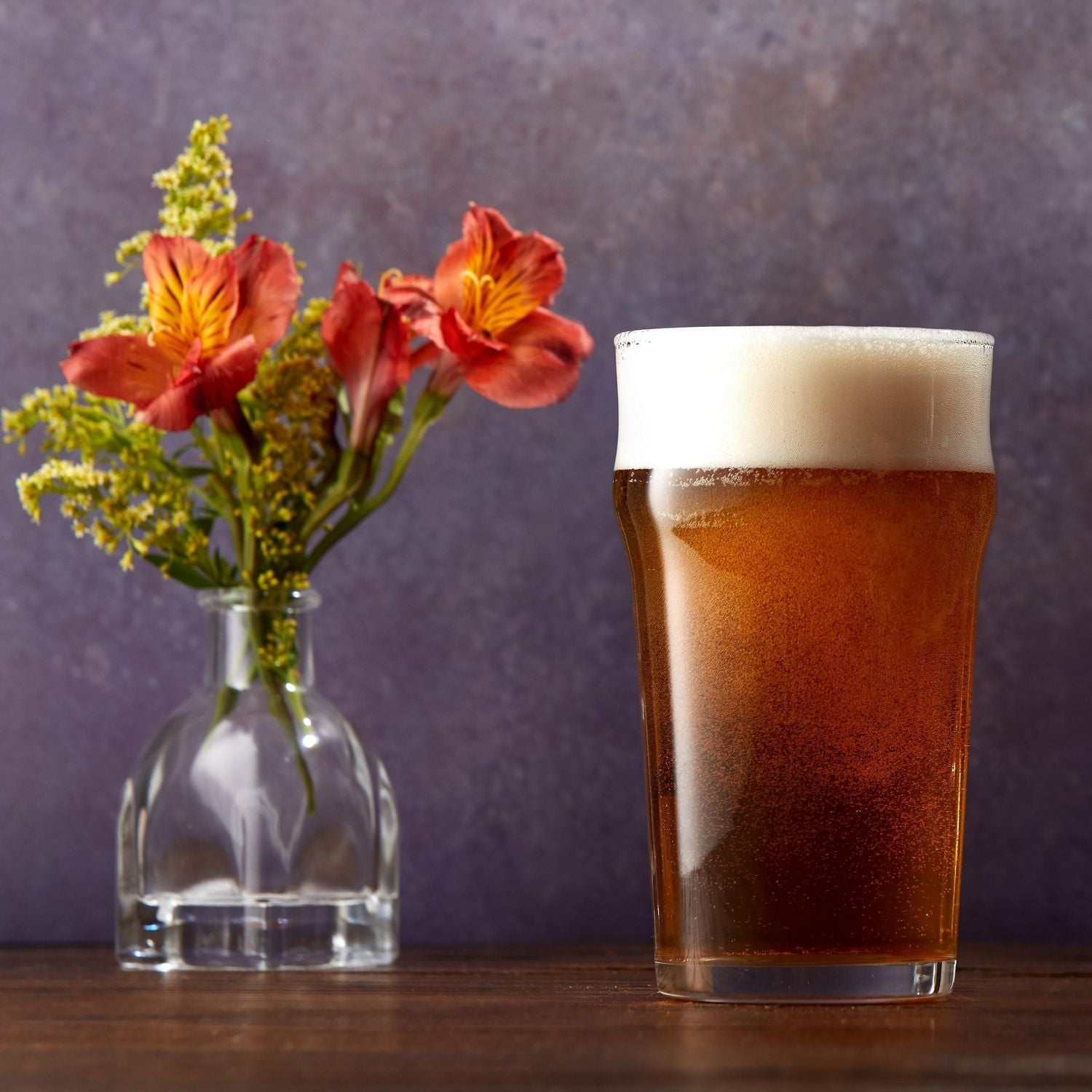 Grant Pint Beer Drinking Glasses - 19.2 oz - Set of 4