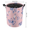 ANYWAY.GO Waterproof Foldable Laundry Hamper Pattern Butterfly Graphic