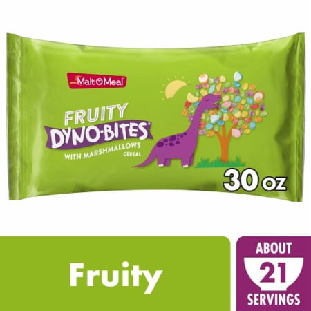 Malt-O-Meal Fruity Dyno-Bites with Marshmallows Family Size Bag Cereal 30 oz