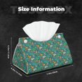 thumbnail image 6 of Lsque Jungle Animals Printed Long Tissue Box Cover Holder, Facial Paper Organizer Dispenser,Triangle with Bottom Belt, PVC Leather Decorative Organizer, 6 of 9