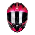 thumbnail image 4 of Casco Integral De Moto Kov Ares Knox Rosa Negro Dot, 4 of 5