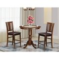 thumbnail image 2 of 3 Pc counter height set- high Table and 2 Dining Chairs, 2 of 4