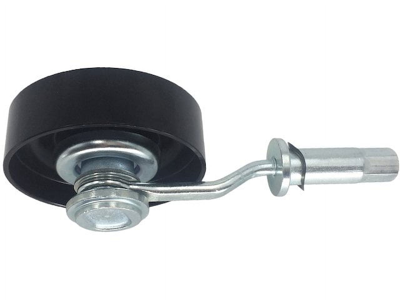 Accessory Belt Idler Pulley - Adjustable Arm - with Bracket - Compatible with 1995 - 2008 Nissan Maxima V6 1996 1997 1998 1999 2000 2001 2002 2003 2004 2005 2006 2007