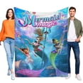 thumbnail image 1 of Magia de Sirena anti-pilling, suave, ligera, esponjosa y acogedora de lujo para hogar y cocina – Perfecta para niños y adultos,100X80cm, 1 of 6