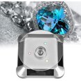 thumbnail image 3 of Rotating Display Stand, Compact Durable Solar Power&Battery Powered Jewelry Display Tray Ensure Your Precious Accessories are Always Safely Stored and Beautifully Displayed, Silver, 3 of 7