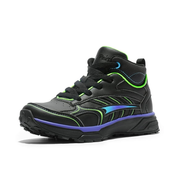 DREAM PAIRS Kids High-Top Hiking Boots Lightweight DuraPlay Lace-Up Sneakers for Boys & Girls