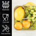 thumbnail image 5 of 2-Tier Modern Gold Metal Fruit Cake Stand Display Bowl for Fruit, Bread, Vegetables, 5 of 10