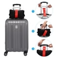 thumbnail image 5 of Uxcell Luggage Straps Bag Bungee, Suitcase Straps Adjustable Belt, Black 2 Pcs, 5 of 7