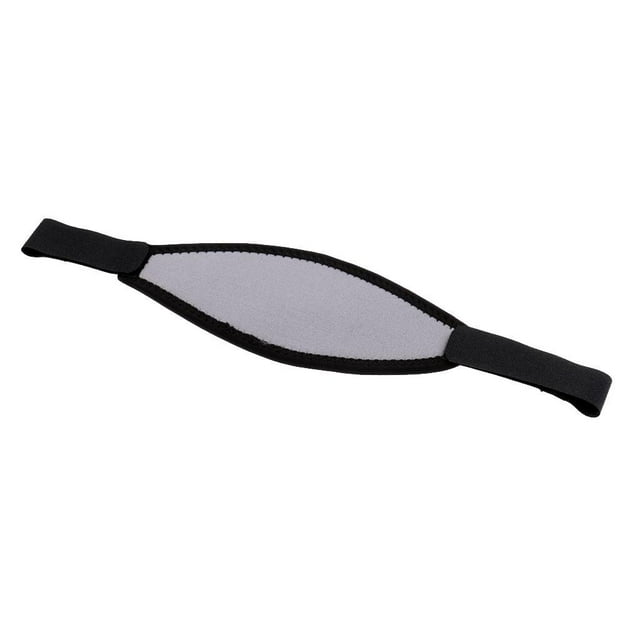 Masque de Plongée en Néoprène 13 x 3.3 Pouces - Protection des Cheveux Longs et Ajustable - Gris