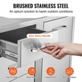 thumbnail image 5 of Outdoor Kitchen Combo, 29.5W Door, Triple Drawers, Propane Storage, Garbage Ring, for BBQ Island, 5 of 11