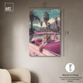 thumbnail image 5 of Rosy Tiger's Ride I Canvas Pink Pop Wall Art by Art Remedy, Gallery Wrapped, 30" x 45", 5 of 7