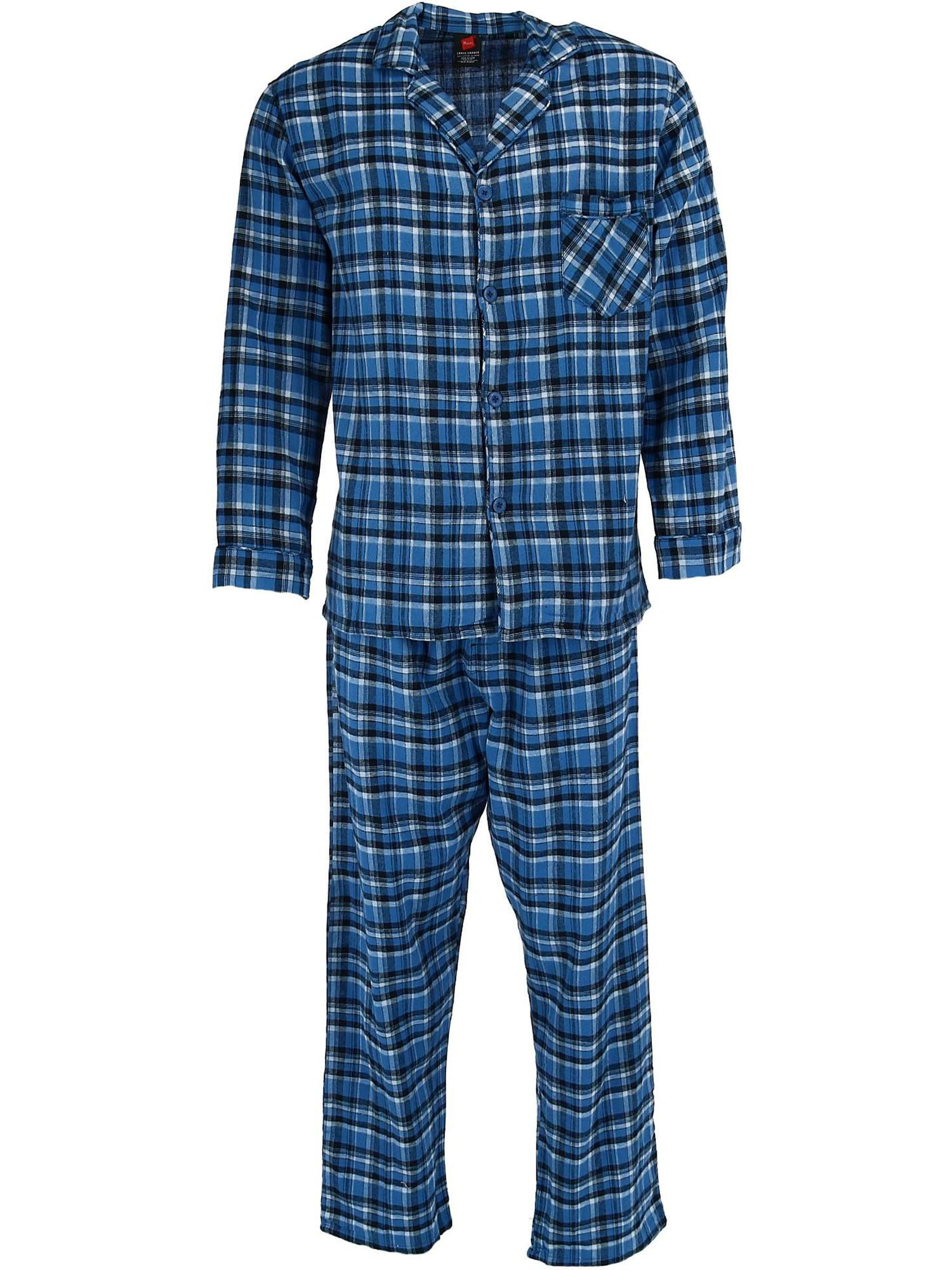 Hanes Cotton Flannel Pajama Set (Men's) - Walmart.com