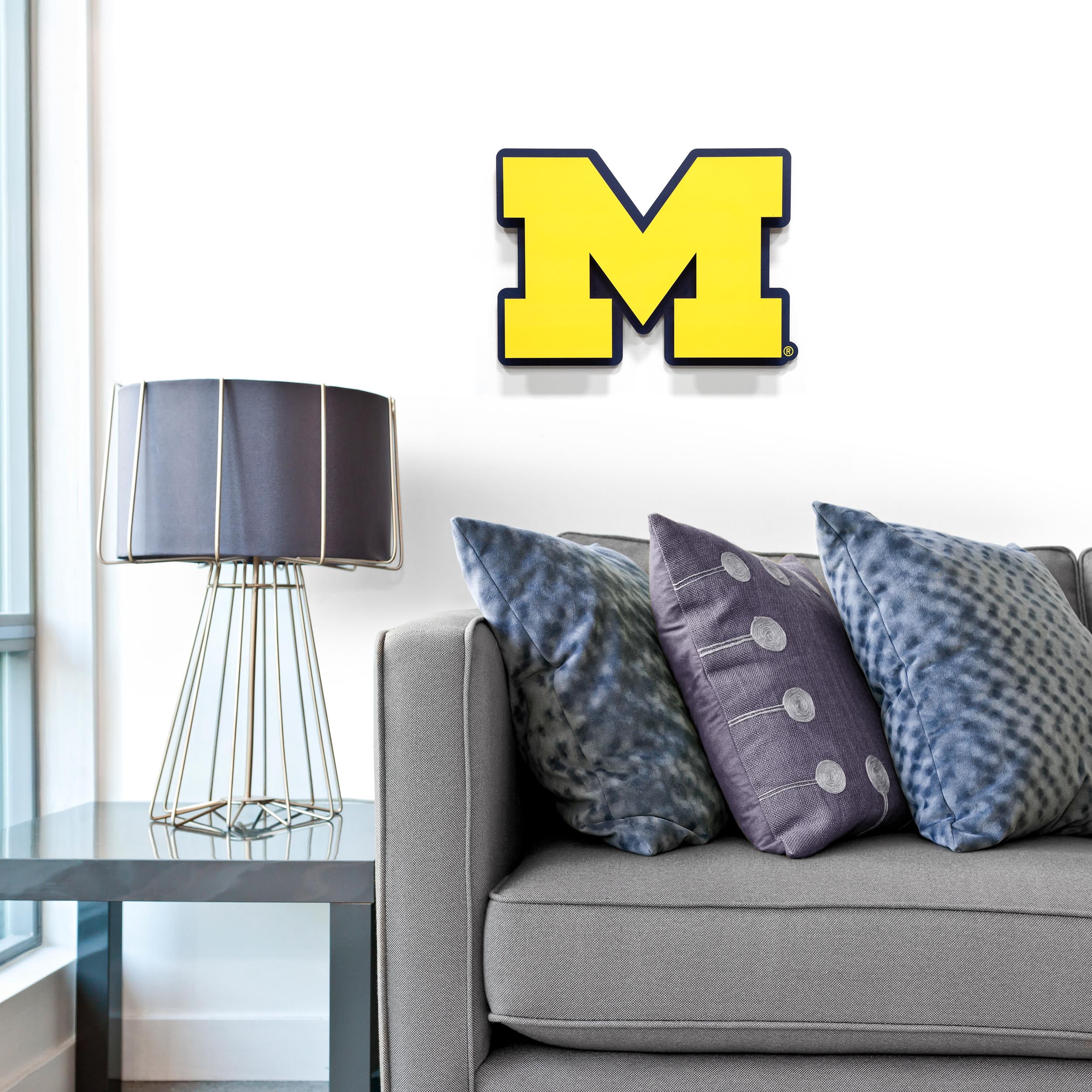 YouTheFan NCAA Michigan Wolverines 3DX Die Cut Wall Art