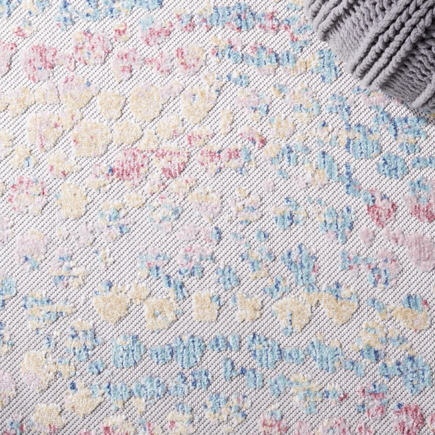 SAFAVIEH Cabana Lue Abstract Indoor/Outdoor Area Rug