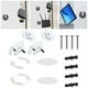 thumbnail image 2 of Soporte de pared para tableta con rotación de 90 grados, soporte para tableta, almacenamiento trasero para computadora portátil blanco, 2 of 9