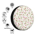 thumbnail image 4 of Fotbe Rose Flowers Funda de Llanta de Repuesto con Estampado, Engrosada, Ajuste Universal para Jeep, Remolque, RV, SUV, Camión-16 inch, 4 of 6