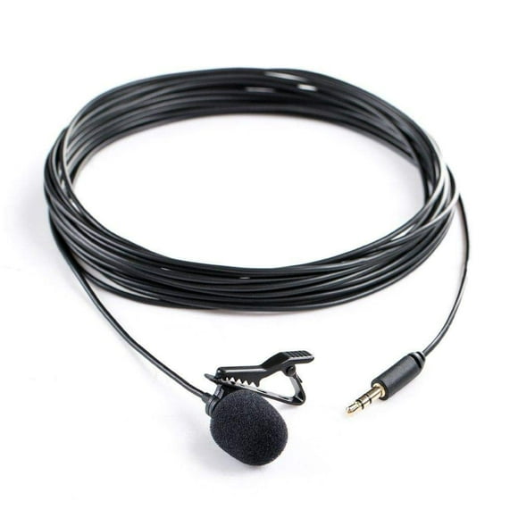 Saramonic SR-XMS2 Broadcast-Quality X/Y Stereo Lavalier Omnidirectional Microphone with 3.5mm TRS Connector for DSLR Cameras, Camcorders, Recorders & Saramonic Devices