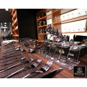 Wilmax WL-999115/6C 9.25-Inch Stella Stainless Steel Steak Knife, 6-Piece Set
