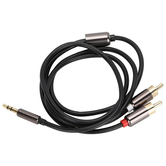 Ejoyous 1m High Quality 3.5mm Male to 2 RCA Male Audio Adapter Cable Y Splitter Aux Cord Line, 3.5mm to 3.5mm Jack Aux Cable,3.5mm Male to 3.5mm Male Cable