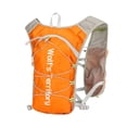 thumbnail image 4 of Colaxi Backpack Vest Reflective Strips Breathable Multifunctional Running Vest with Adjustable Buckle for Biking Orange, 4 of 8
