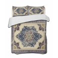 thumbnail image 2 of Boho Blue Yellow Pink Twin XL Size Down Alternative Comforter,Lightweight Comforter Quilt Bedding Set with Pillow Shams Vintage Modern Geometric Abstract Bed Comforter Duvet Insert 68"x98", 2 of 7