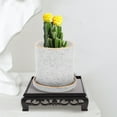 thumbnail image 2 of Shisuyan 5pcs Plastic Square Shelf Tank Stand Vase Display Stand Fish Bowl Riser Potted Plant Bases, 2 of 8