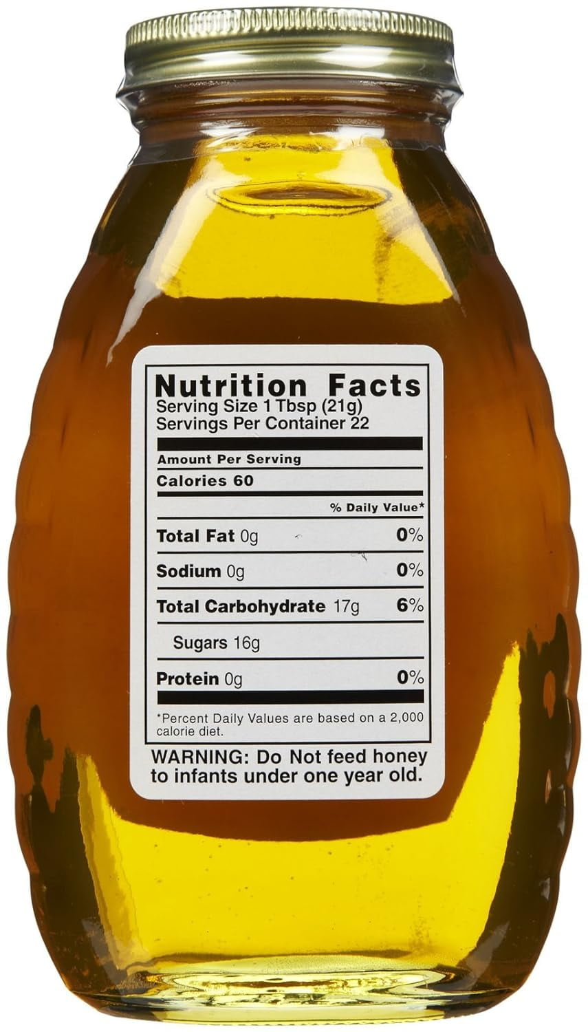 Gunters Pure & Natural Honey Orange Blossom, 16 oz (Pack of 2)