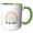 Green/White, variant on 3drose, You Are Mighty - Brave Strong Inspirational Words - Inspiring Reminder, 11oz Mug