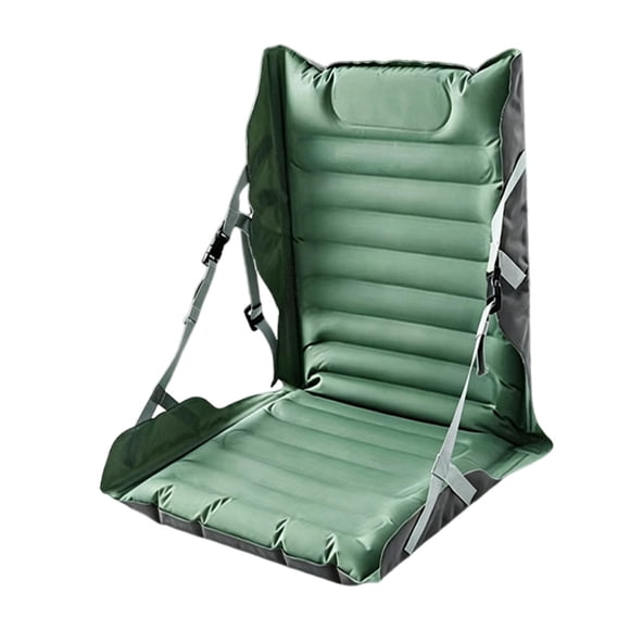 Almencla Inflatable Folding Seat Comfortable for Outdoor Sports Airplane Stadium Seat green