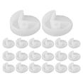 thumbnail image 1 of 20/50Pcs Mirror Wall Hanging Fixing Kit Frameless Plastic Wall Mounting Clips A 20Pcs, 1 of 10