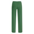 thumbnail image 5 of Liquidation de Pantalons pour Femmes! Pantalons Joggers pour Femmes Pantalons en Lin Décontractés Cordon Taille Smockée Pantalons de Plage Détente Pantalons de Détente en Coton Pantalon de Pyjama, 5 of 5