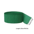 thumbnail image 3 of AUQ Fluorescent Green Crepe Paper Roll Party Decoration Crepe Paper Birthday Arrangement Lace Ribbon,dark green,80feet, 3 of 7