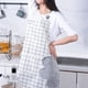 thumbnail image 5 of Delantal a rayas para cocina, 2 uds., delantal grueso impermeable y a prueba de aceite, 5 of 6
