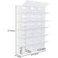 thumbnail image 3 of HEYWU 12-Tier Shoe Rack, White, Holds up to 72 Pairs of Shoes, 3 of 13
