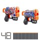 thumbnail image 2 of Set de pistolas de juguete ZURU X-Shot Menace Blaster con 8 microblasters, 2 of 5