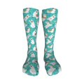 thumbnail image 5 of Yiaed Cartoon Llamas Print Great elasticity Adult Stockings Sports socks for Men and Women-One Size, 5 of 8