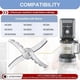 thumbnail image 2 of Replacement Paddle Blade for Ninja Creami NC501 CN501CO NC500C NC501C NC501H Ice Cream Makers Ice Cr, 2 of 5