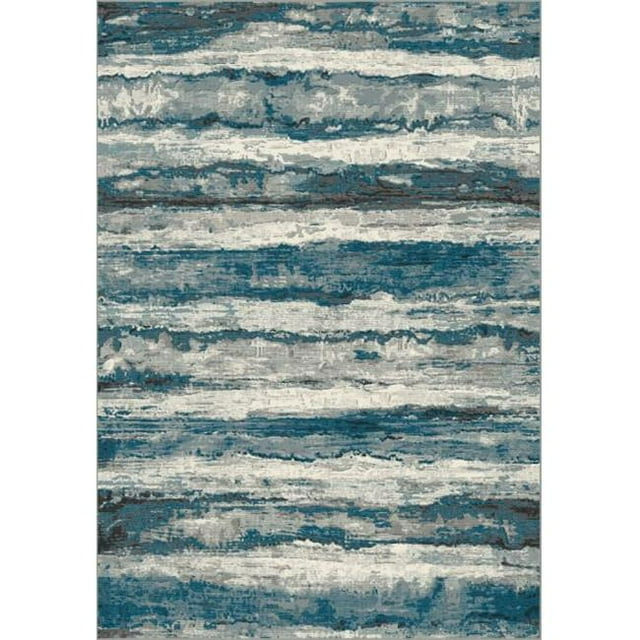 Dynamic Rugs RG710898015989 6 ft. 7 in. x 9 ft. 6 in. Regal 89801 Rectangle Traditional Area Rug - 5989 Blue & Grey