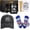 Pop Pop, variant on 5 count Pappy Gifts Set for Fathers Day Include World's Pappy Embroidered Washed Cap Coffee Mug with Hammer Handle Dad Gifts Socks Card and Envelope for Father Dad Grandpa
