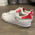 thumbnail image 4 of Ad-id-as Originals Superstar Cloud White/Vivid Red GV7672 Men’s Sz 11.5, 4 of 5