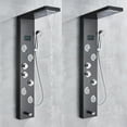 thumbnail image 5 of Senlesen Oil Rubbed Bronze LED Shower Panel Stainless Steel Spa Massage System, 5 of 14