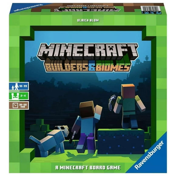 Juego de mesa de estrategia de constructores y biomas Ravensburger Minecraft 10 años y arriba