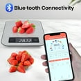 thumbnail image 4 of Cotsoco Digital Kitchen Scale with APP, Bluetooth Smart Food Weight Scale ,Stainless Steel, Metal, 11lbs/5kg, 4 of 10