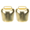 thumbnail image 1 of ELAYARD 2Ud De Hierro Para Ganado Decorativas Doradas Con Campanilla Para Colgar, 1 of 6