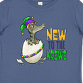 thumbnail image 4 of Inktastic New to the Krewe Mardi Gras Baby Alligator Boys or Girls Baby T-Shirt, 4 of 5