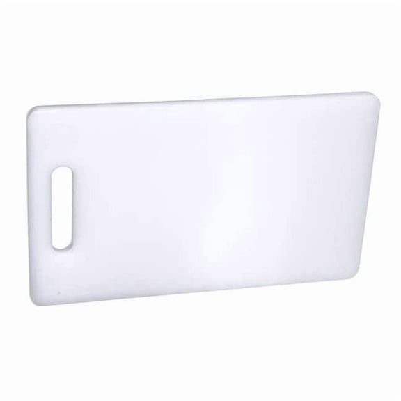 Crestware 9" x 6" Polyethylene Cutting Board, White PCB69