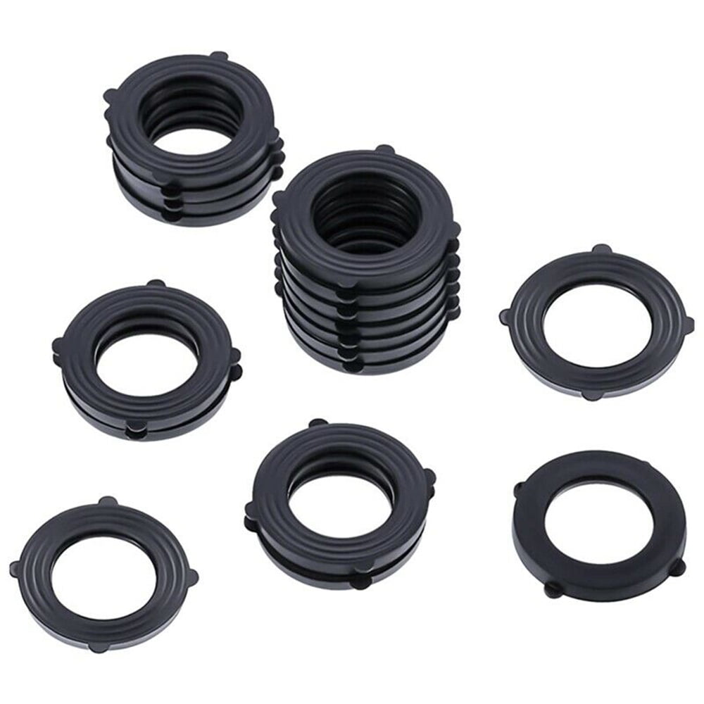 100Pcs Shower Hose Washers Rubber O-Ring Seals Tabs for 3/4 Inch Water Faucet 
