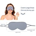 thumbnail image 5 of Visland Sleep Mask for Women/Men, [Double Sided Cool & Warm] Overnight Sleep Mask with Adjustable Ear Strap, Soft Eye Shade Cover for Travel, Sleep, Shift Work, 5 of 8