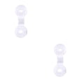 thumbnail image 4 of Injueey Abrazadera de clip de red de sombreado ojal gancho de instalación de red de cerca resistente al viento accesorios de invernadero Blanco 2Conjunto, 4 of 6