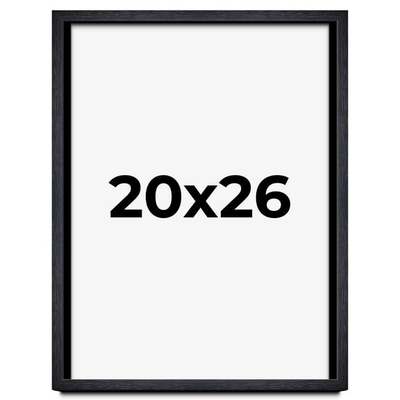 20x26 Shadow Box Frame Black | 1 Inches Deep Real Wood Farmhouse Shadowbox Display Frame | UV